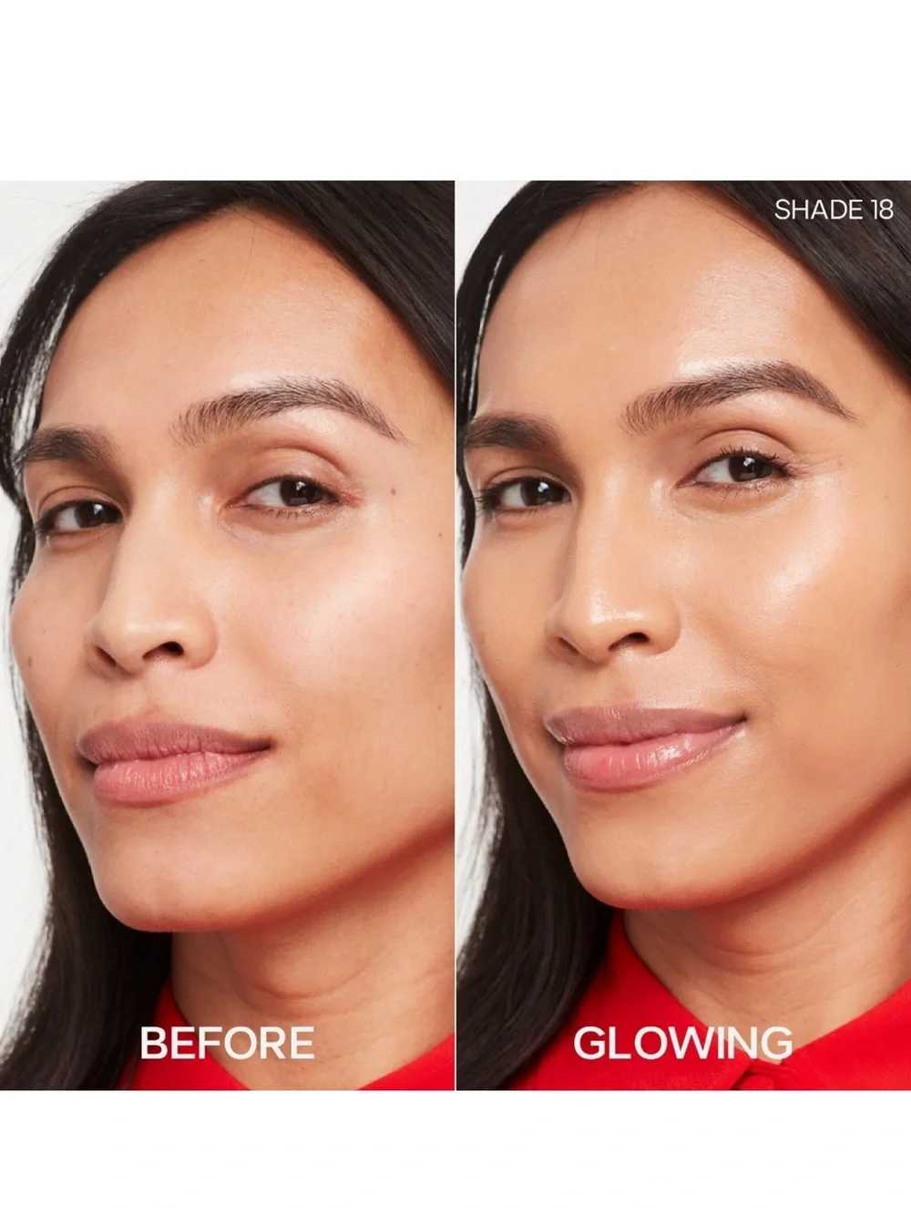 SAIE Glowy Super Skin Tint Foundation with Hyaluronic Acid in Color 18 - 1 oz